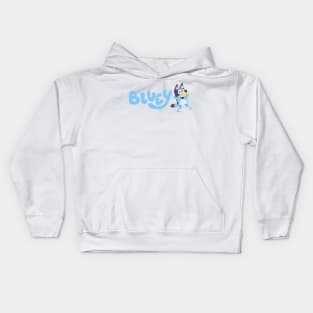 Bluey Logo Kids Hoodie